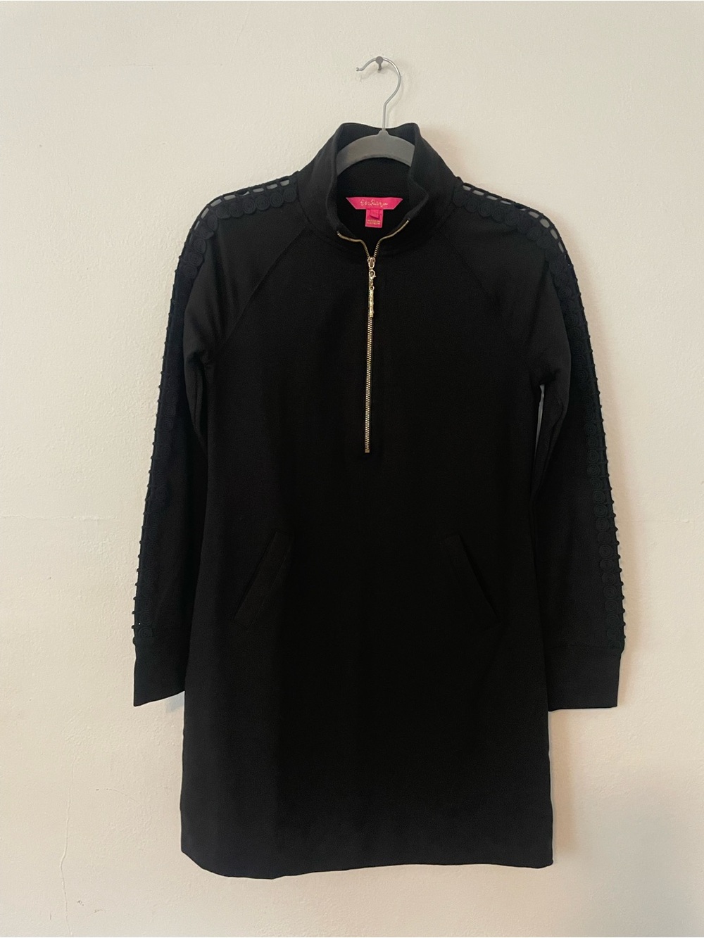 Lily Pulitzer Half-Zip Long Sleeve Dress